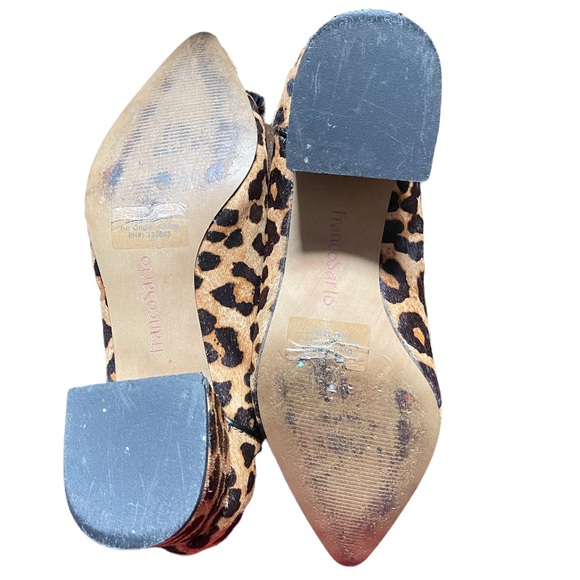 Franco Sarto Leopard Print Tassel Heels - Picture 3 of 10